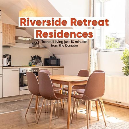Charming 1Br And 1Lr Apt Modern Design Donaustadt Vienne Extérieur photo