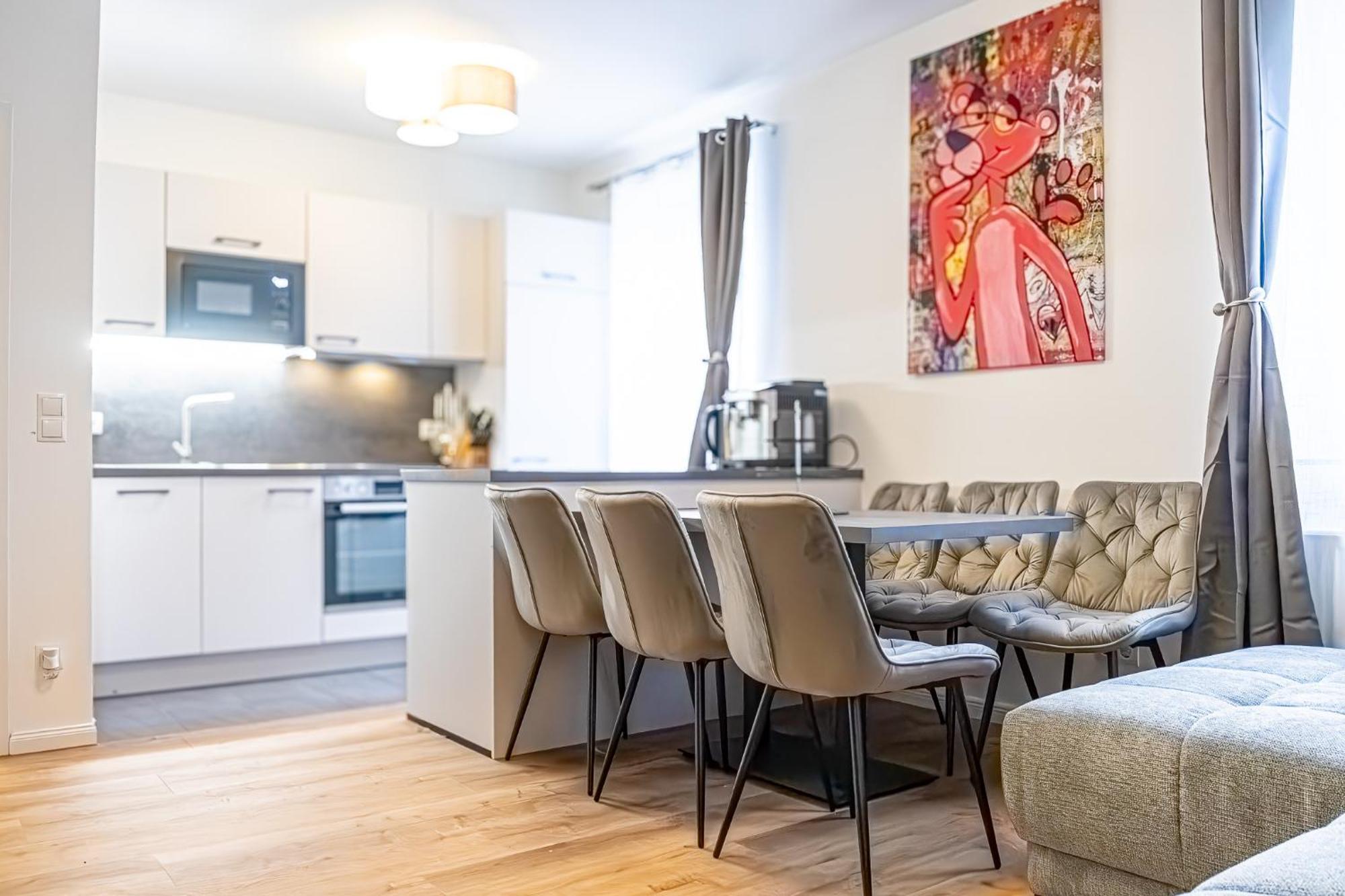 Charming 1Br And 1Lr Apt Modern Design Donaustadt Vienne Extérieur photo
