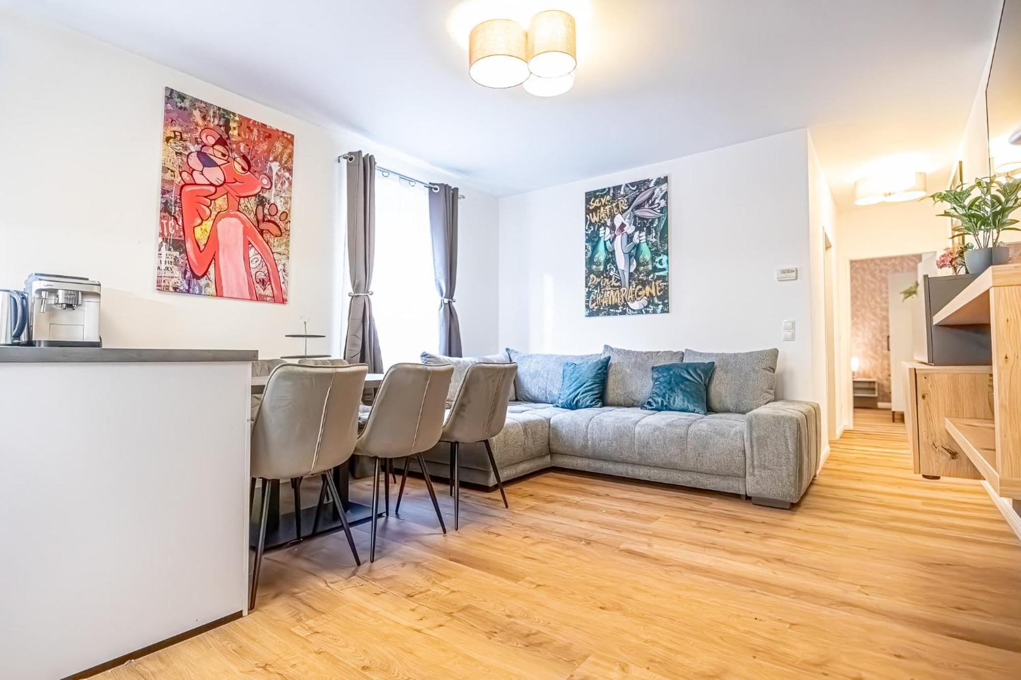Charming 1Br And 1Lr Apt Modern Design Donaustadt Vienne Extérieur photo