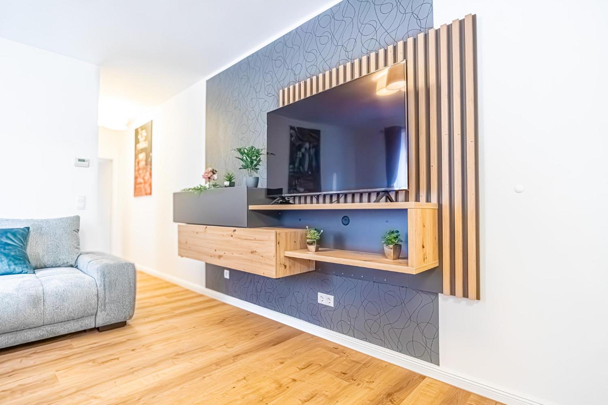 Charming 1Br And 1Lr Apt Modern Design Donaustadt Vienne Extérieur photo