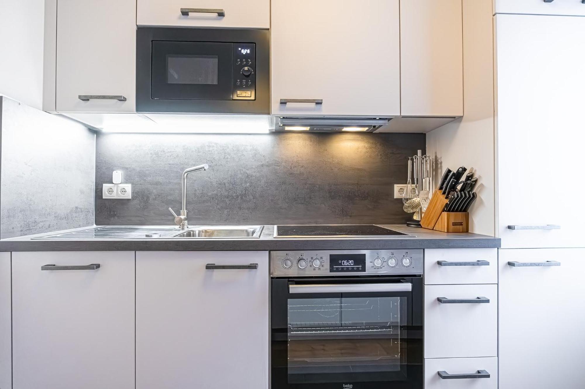 Charming 1Br And 1Lr Apt Modern Design Donaustadt Vienne Extérieur photo