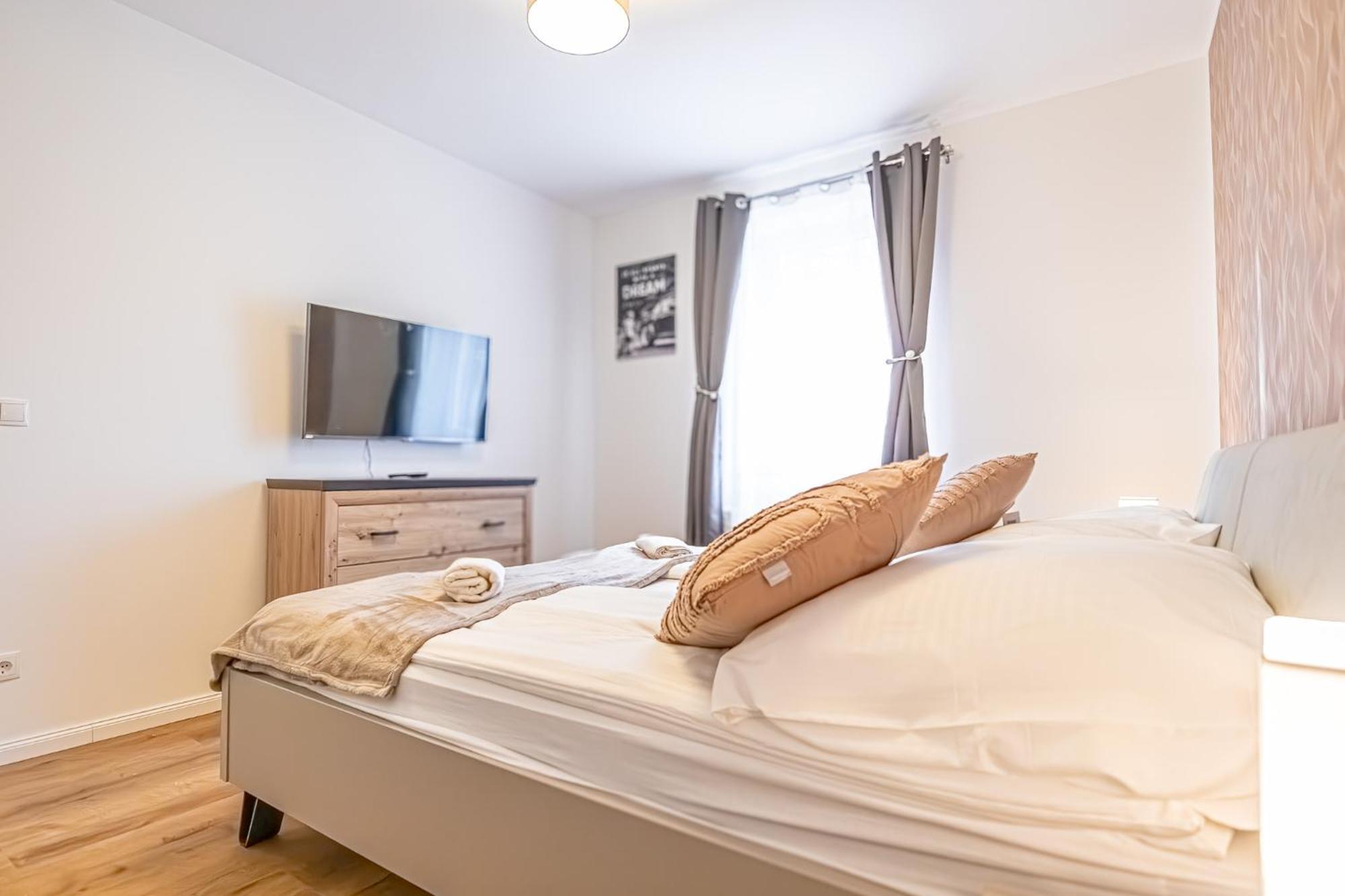 Charming 1Br And 1Lr Apt Modern Design Donaustadt Vienne Extérieur photo