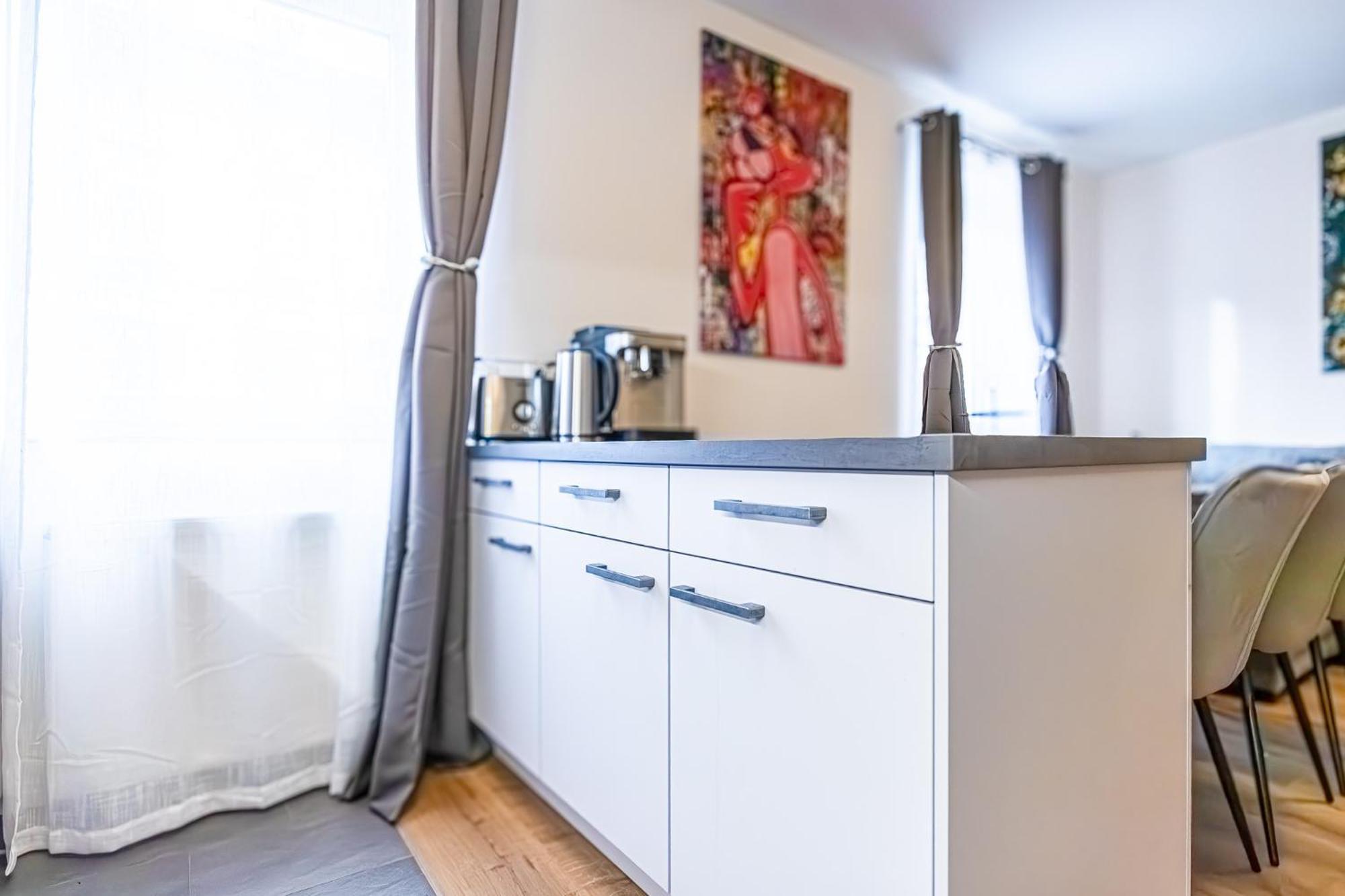 Charming 1Br And 1Lr Apt Modern Design Donaustadt Vienne Extérieur photo
