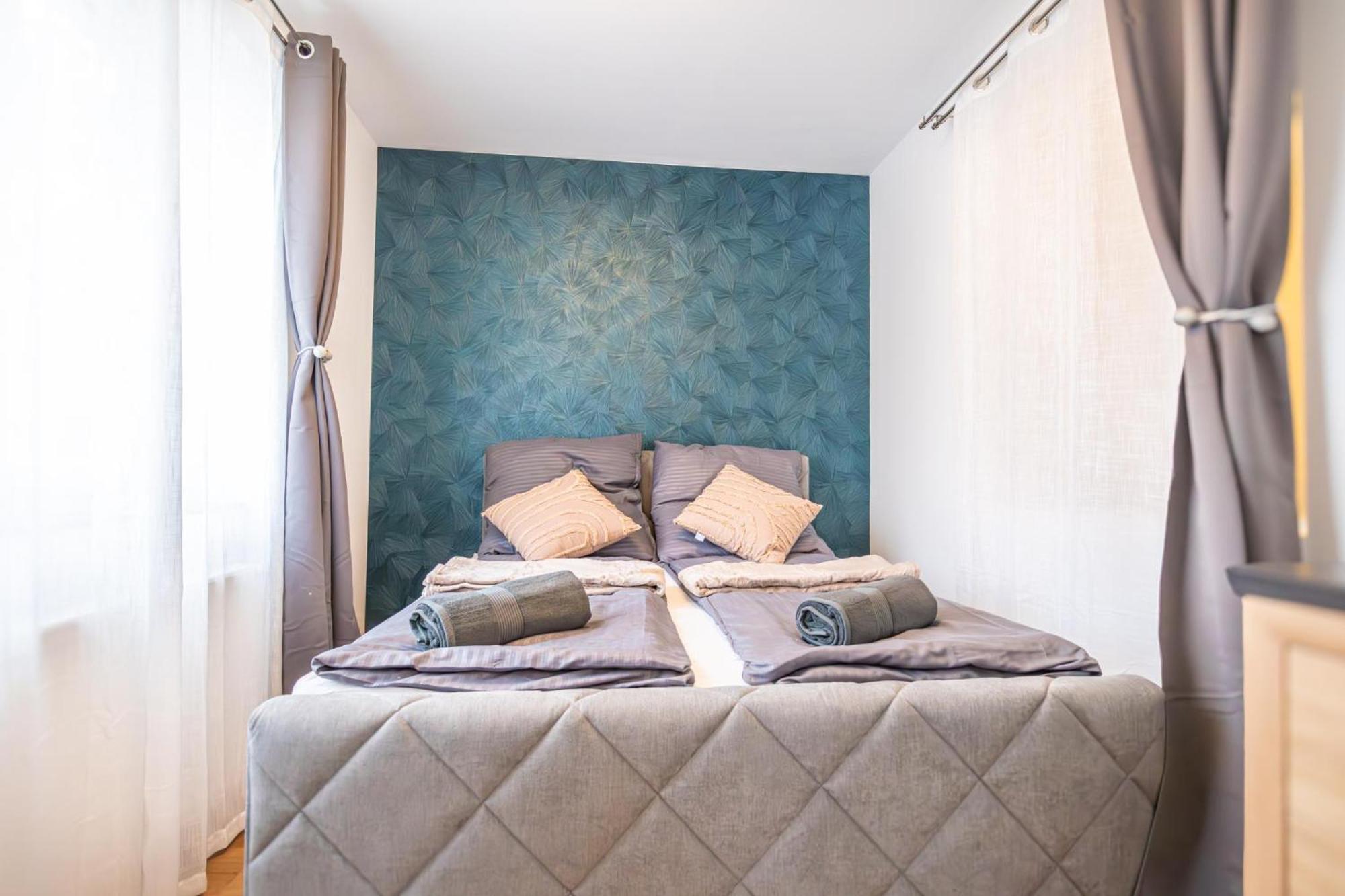 Charming 1Br And 1Lr Apt Modern Design Donaustadt Vienne Extérieur photo