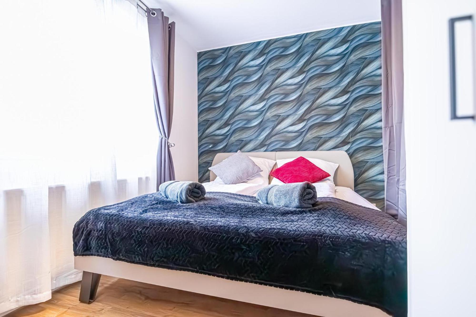 Charming 1Br And 1Lr Apt Modern Design Donaustadt Vienne Extérieur photo